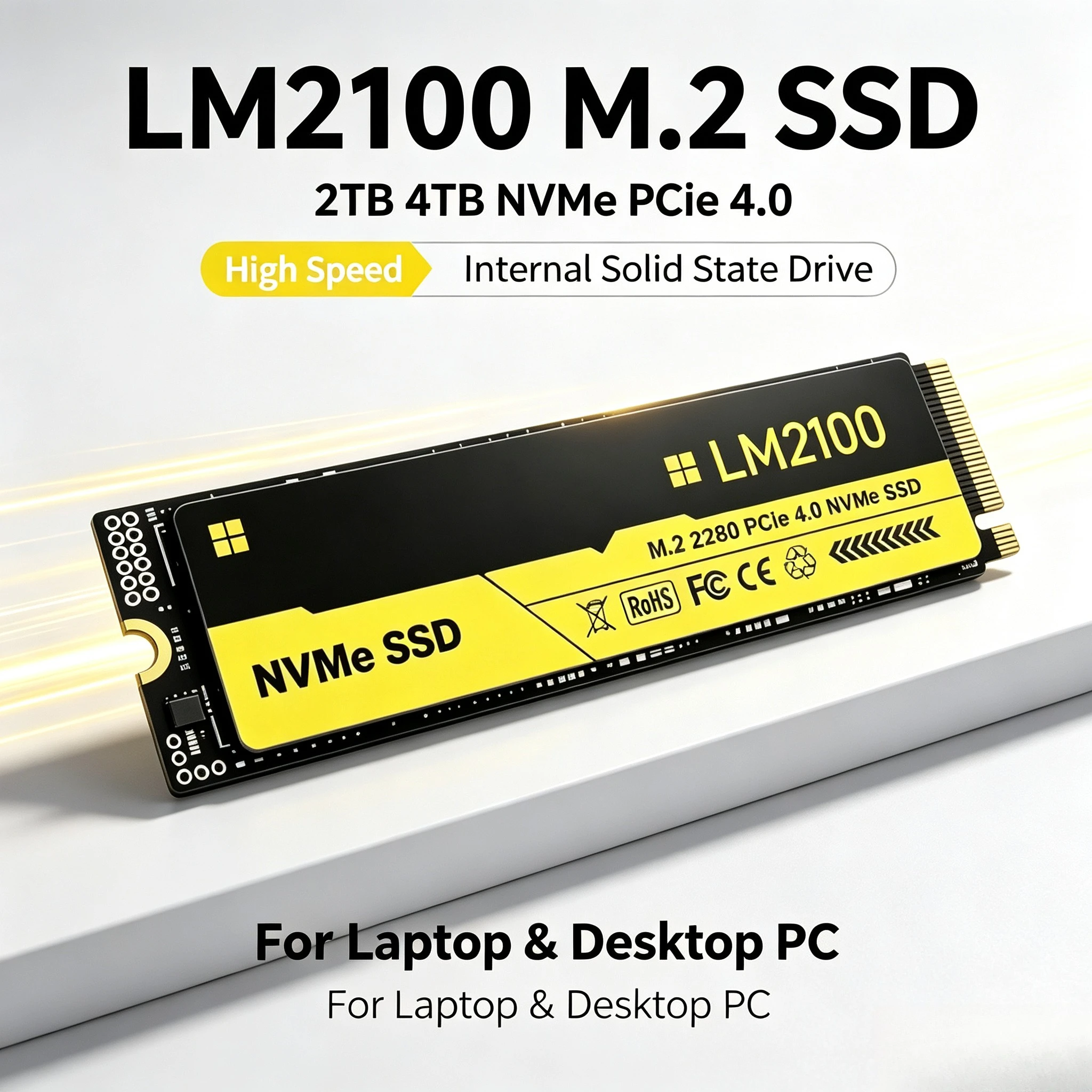 قرص تخزين صلب جديد LM2100 M.2  - مراجعة M.2 Nvme 4Tb Pcie 4.0 Ssd وسعره