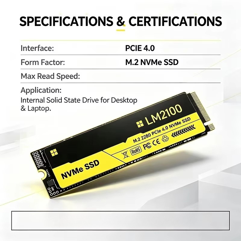 قرص تخزين صلب جديد LM2100 M.2  - مراجعة M.2 Nvme 4Tb Pcie 4.0 Ssd وسعره