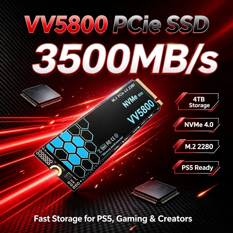 قرص صلب داخلي VV5800 M.2 NVMe  - مراجعة M.2 Nvme 4Tb Pcie 4.0 Ssd وسعره