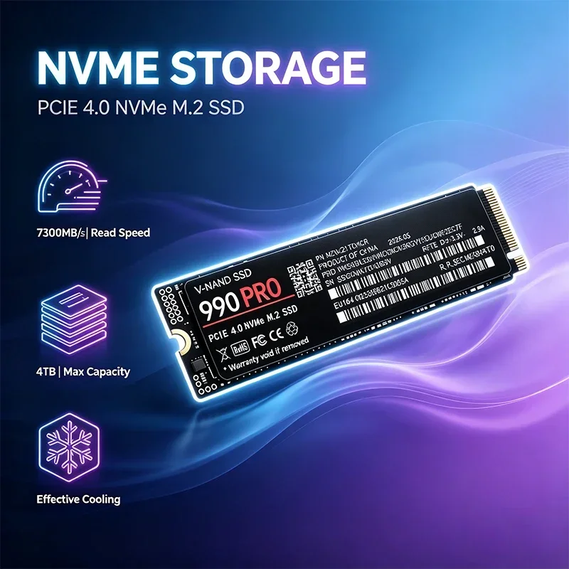 قرص تخزين ألعاب 990 PRO M.2 NV - مراجعة M.2 Nvme 4Tb Pcie 4.0 Ssd وسعره